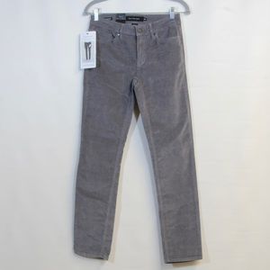 Calvin Klein Women's Gray Light Corduroy Ultimate Skinny Jeans Size 6/30 NWT